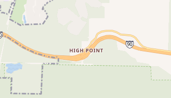 High Point, Washington map