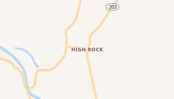 High Rock, Washington map