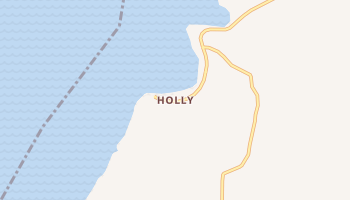 Holly, Washington map