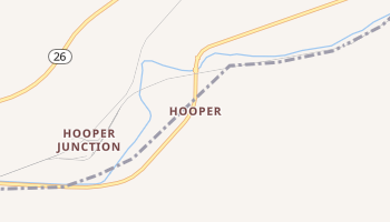 Hooper, Washington map