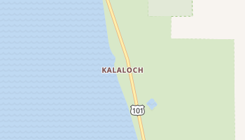 Kalaloch, Washington map