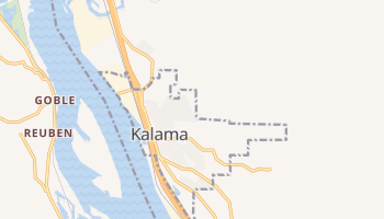 Kalama, Washington map