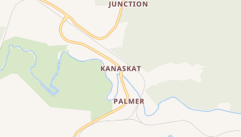 Kanaskat, Washington map