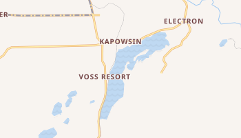 Kapowsin, Washington map