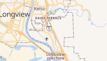 Kelso, Washington map