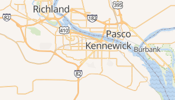 Kennewick, Washington map