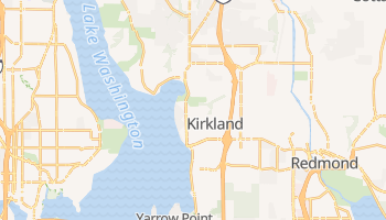 Kirkland, Washington map