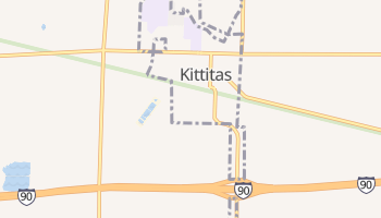 Kittitas, Washington map