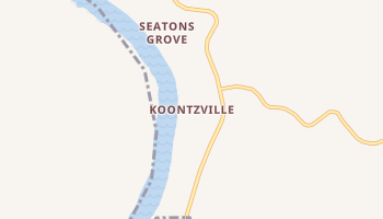 Koontzville, Washington map