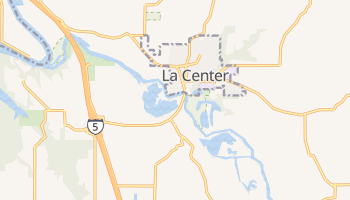 La Center, Washington map