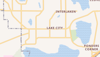 Lake City, Washington map