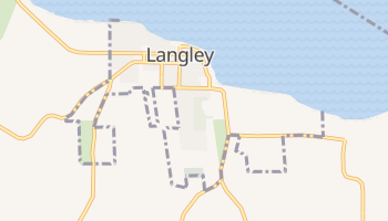 Langley, Washington map