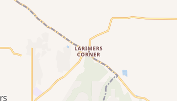 Larimers Corner, Washington map