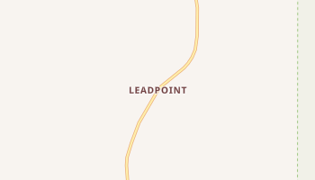 Leadpoint, Washington map