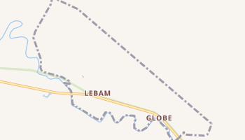 Lebam, Washington map