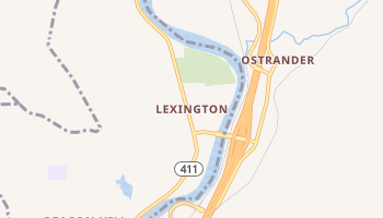 Lexington, Washington map