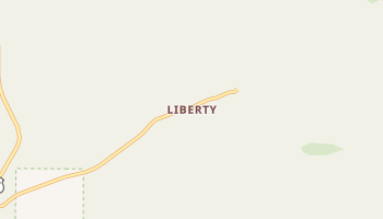 Liberty, Washington map