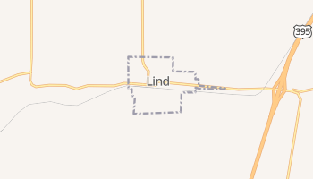 Lind, Washington map