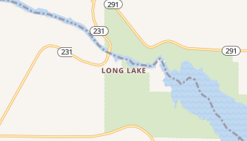 Long Lake, Washington map