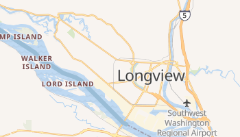 Longview, Washington map