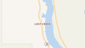 Lost Creek, Washington map