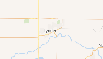 Lynden, Washington map