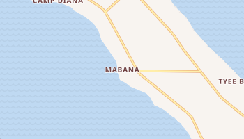 Mabana, Washington map