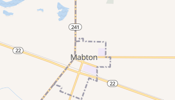 Mabton, Washington map