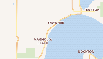 Magnolia Beach, Washington map