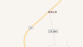 Malo, Washington map