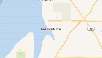 Manzanita, Washington map