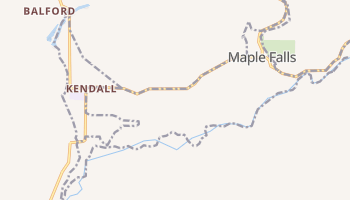 Maple Falls, Washington map