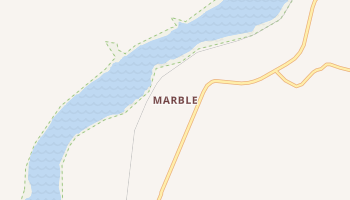 Marble, Washington map