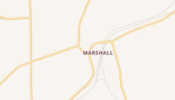Marshall, Washington map