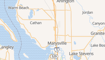 Marysville, Washington map