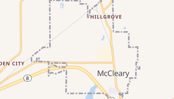 McCleary, Washington map