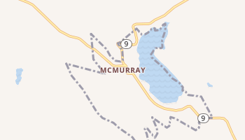 McMurray, Washington map