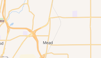 Mead, Washington map
