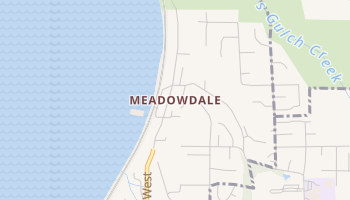 Meadowdale, Washington map