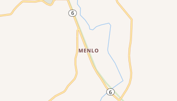 Menlo, Washington map