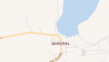 Mineral, Washington map