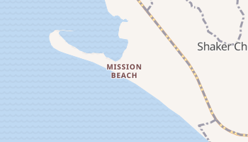Mission Beach, Washington map