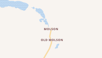 Molson, Washington map