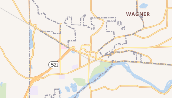 Monroe, Washington map