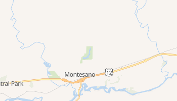 Montesano, Washington map