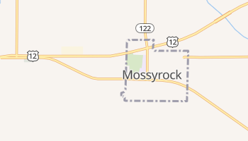 Mossyrock, Washington map