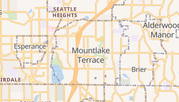 Mountlake Terrace, Washington map