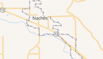 Naches, Washington map