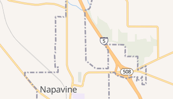 Napavine, Washington map