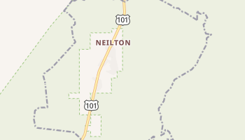 Neilton, Washington map